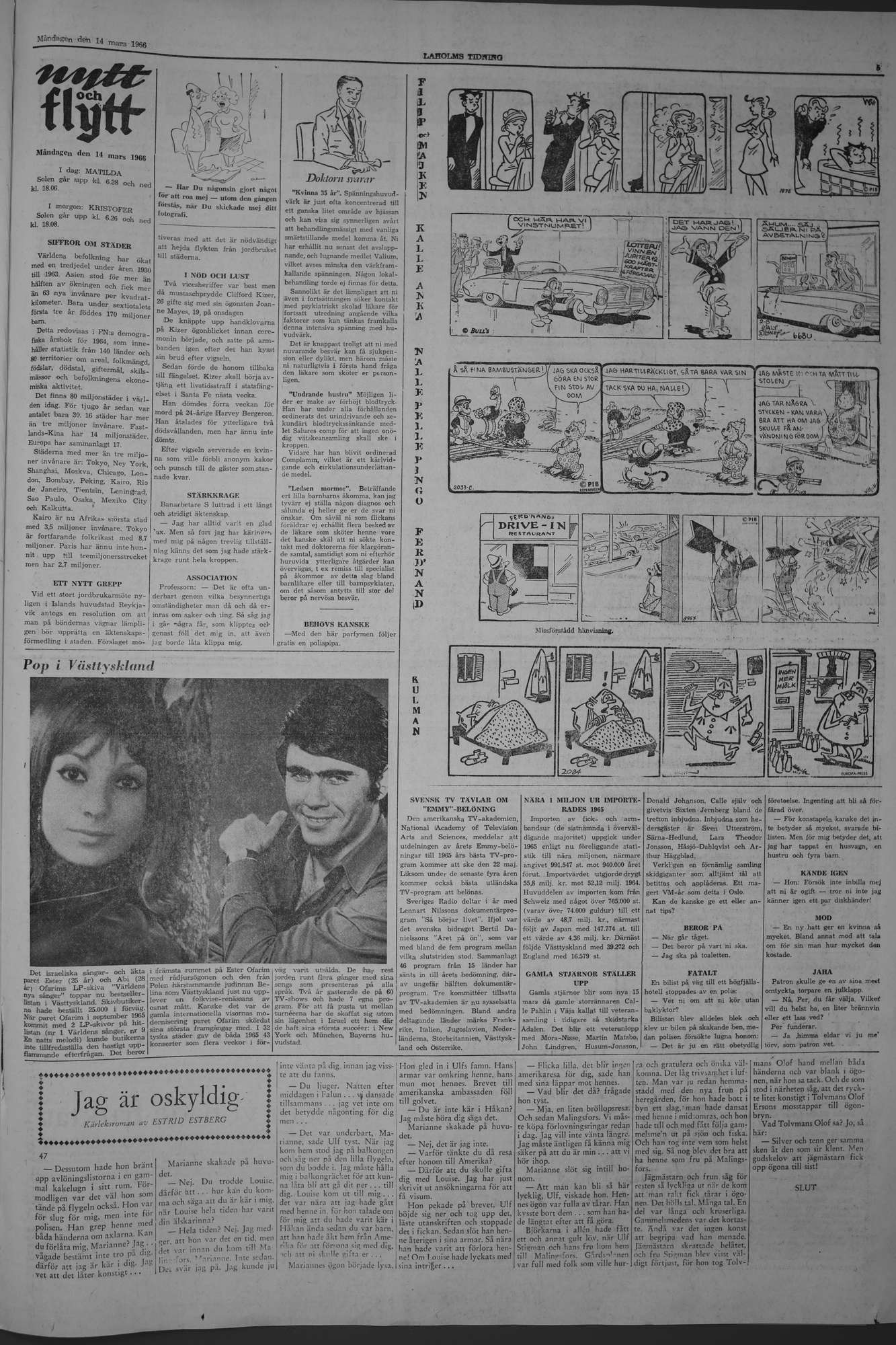 Laholms Tidning Måndag 14 mars 1966, sida 5