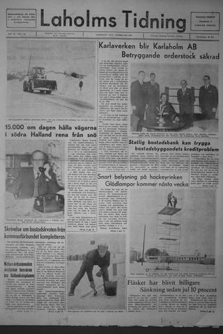Förstasidan, Onsdag 1 februari 1967