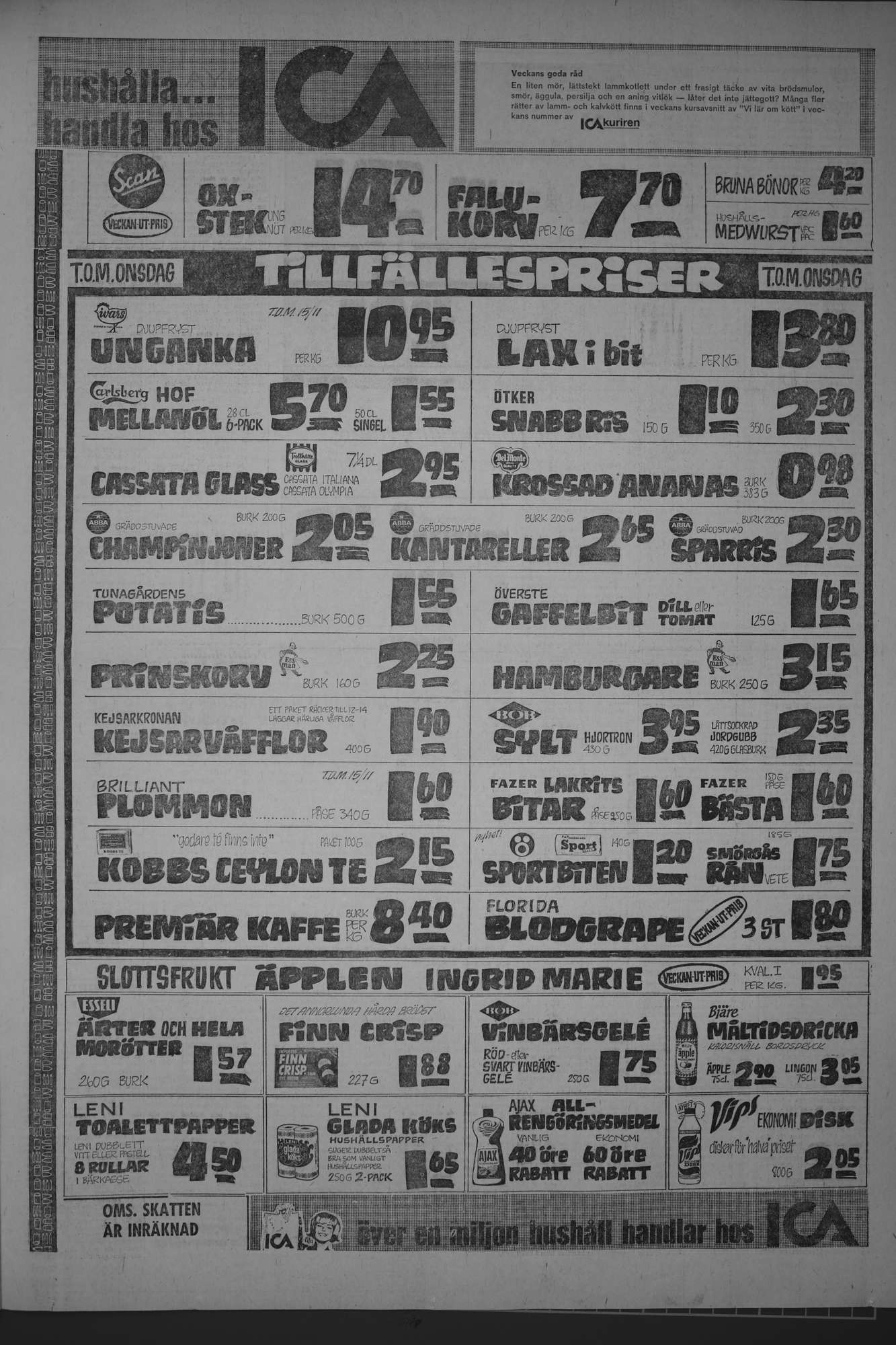 Laholms Tidning Onsdag 1 november 1967, sida 3