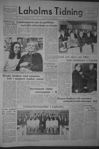 Förstasidan, Måndag 10 april 1967