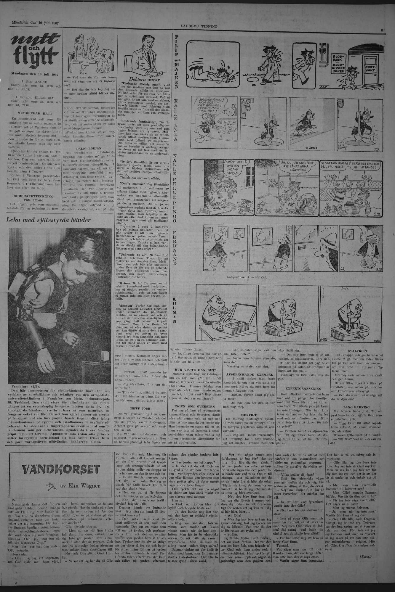 Laholms Tidning Måndag 10 juli 1967, sida 5