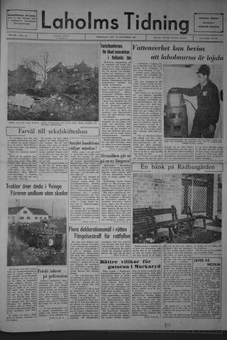 Förstasidan, Fredag 10 november 1967
