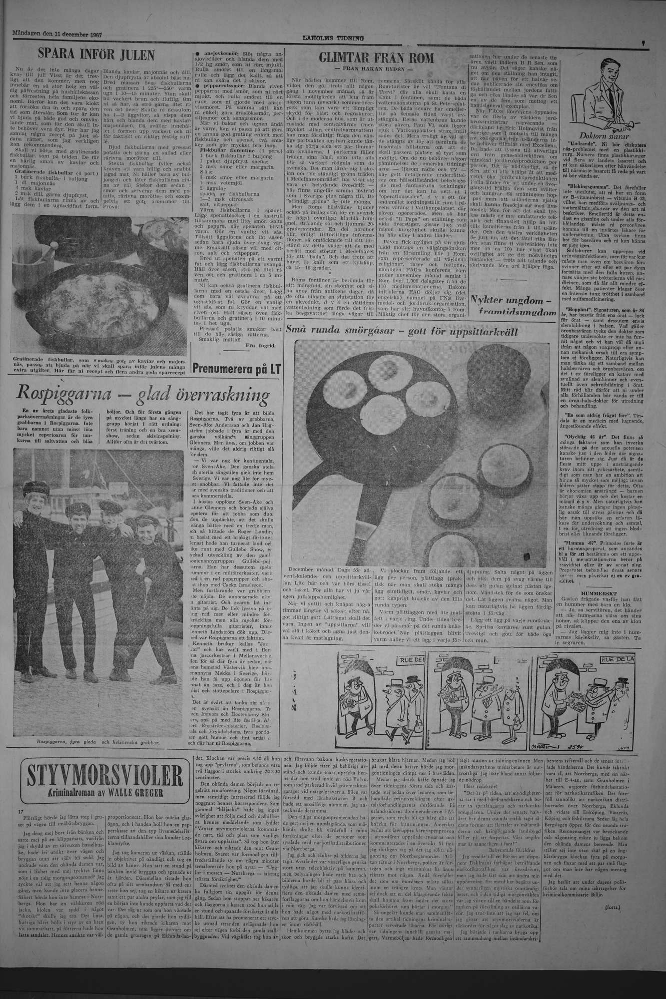 Laholms Tidning Måndag 11 december 1967, sida 7