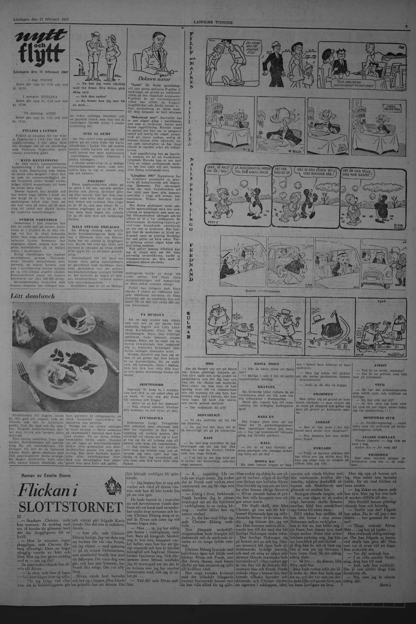 Laholms Tidning Lördag 11 februari 1967, sida 5