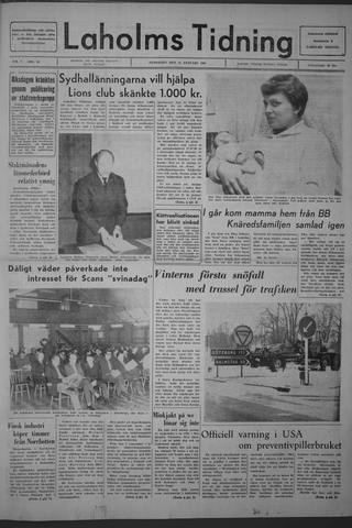 Förstasidan, Onsdag 11 januari 1967