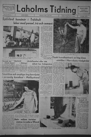 Förstasidan, Tisdag 11 juli 1967