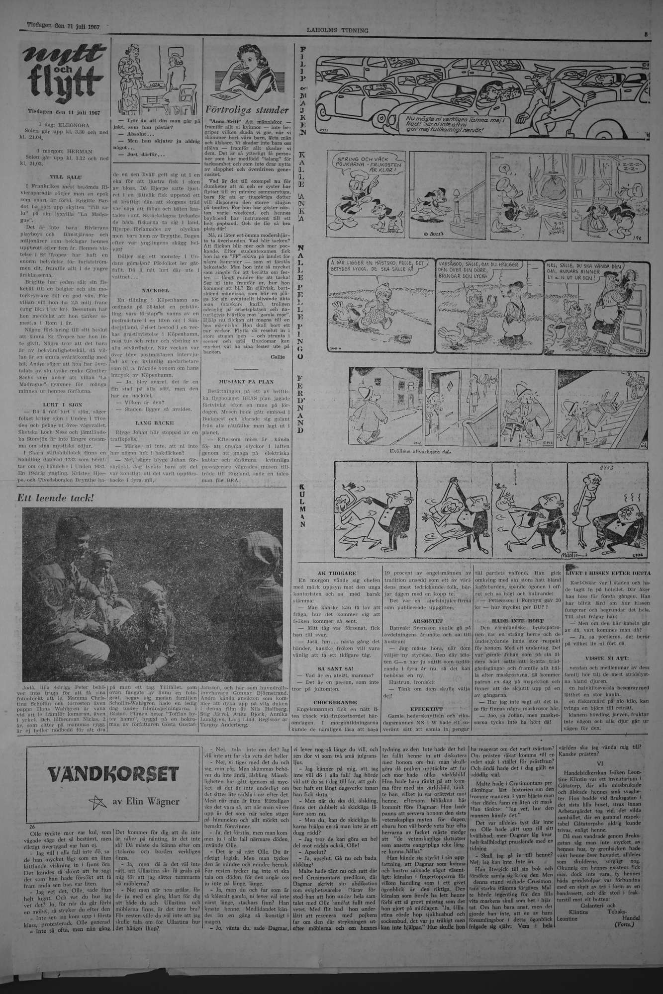 Laholms Tidning Tisdag 11 juli 1967, sida 5