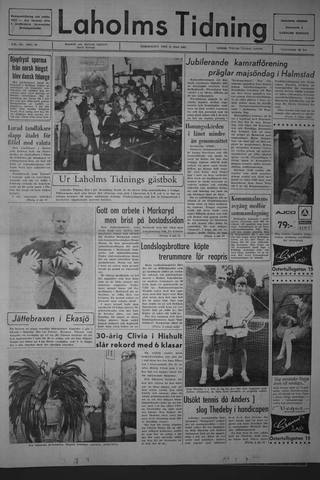 Förstasidan, Torsdag 11 maj 1967