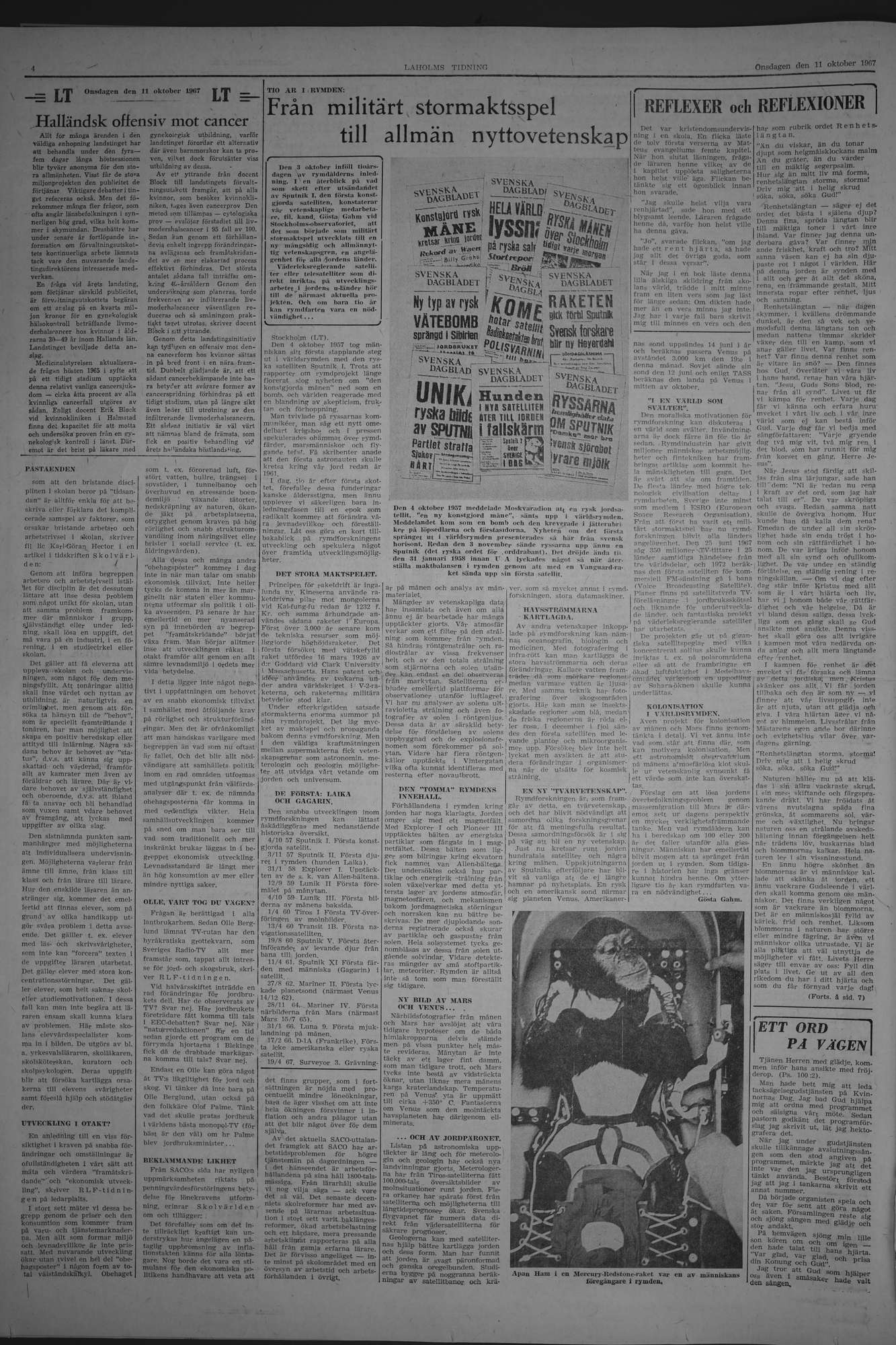 Laholms Tidning Onsdag 11 oktober 1967, sida 4
