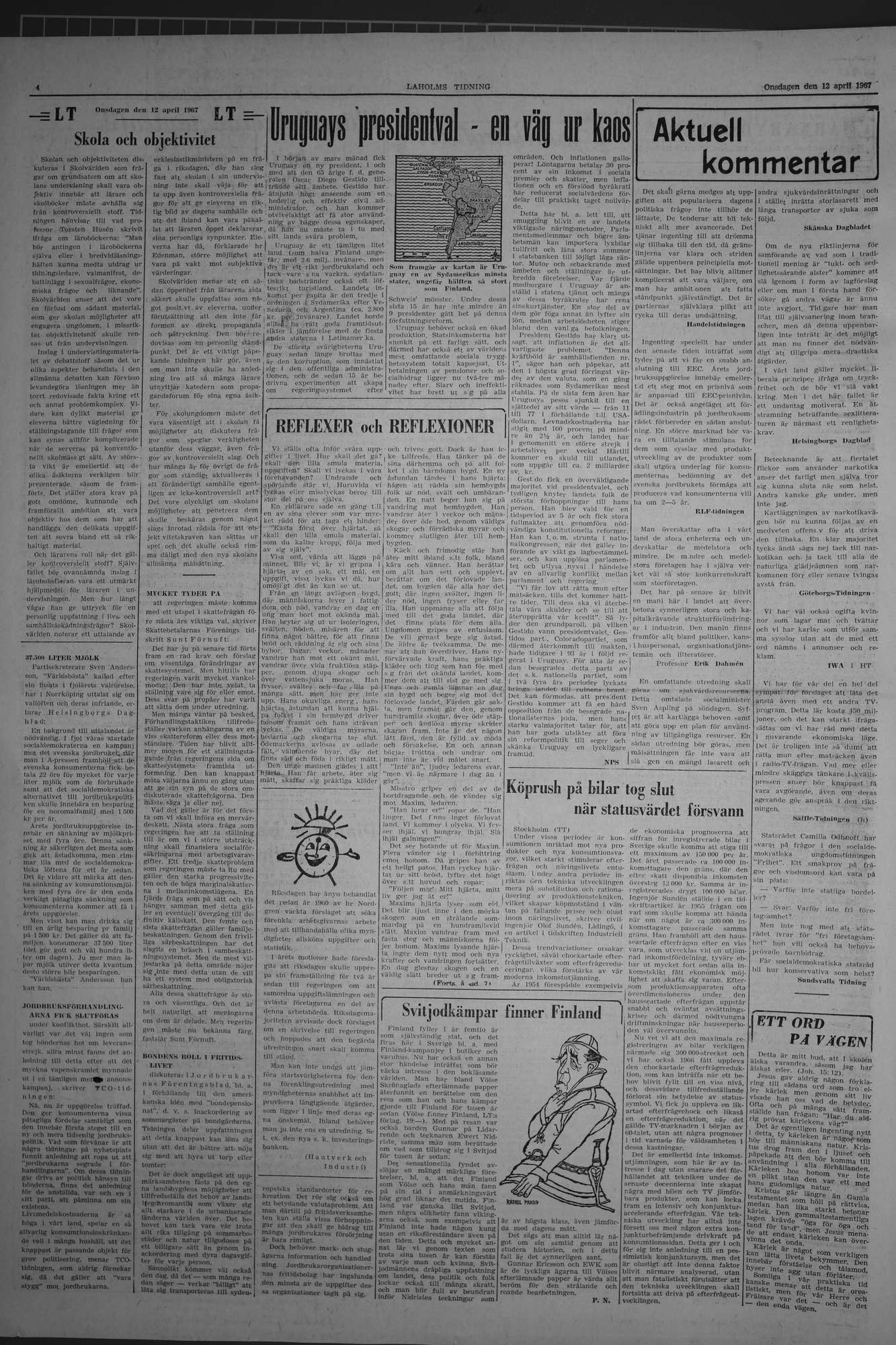 Laholms Tidning Onsdag 12 april 1967, sida 4