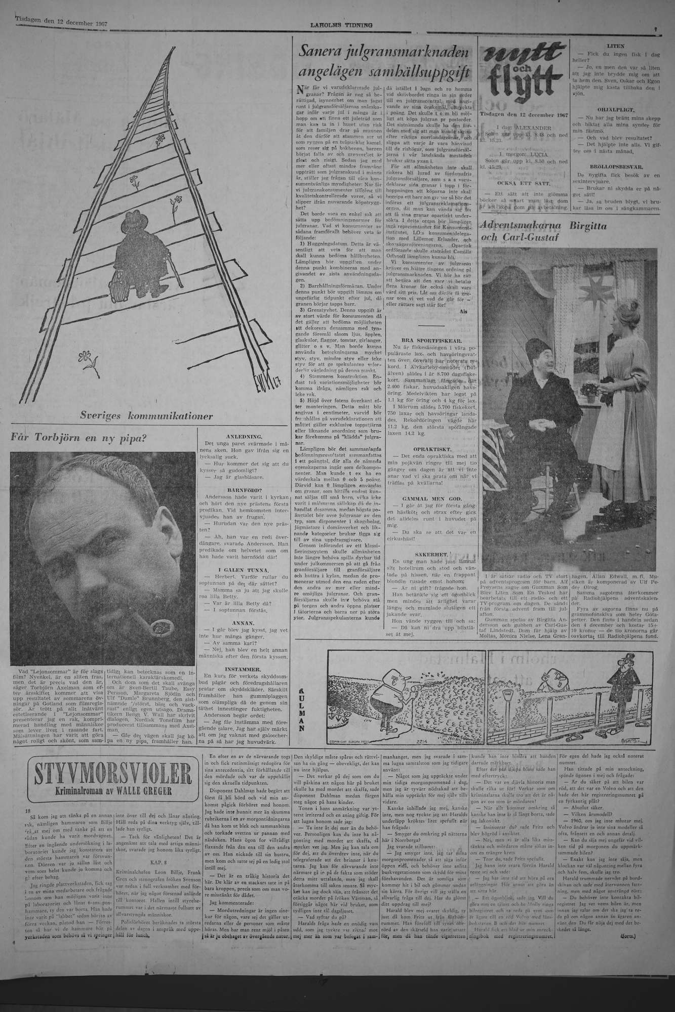 Laholms Tidning Tisdag 12 december 1967, sida 7