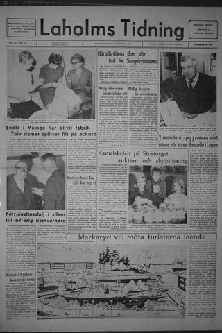Förstasidan, Torsdag 12 oktober 1967