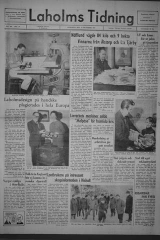 Förstasidan, Onsdag 13 december 1967
