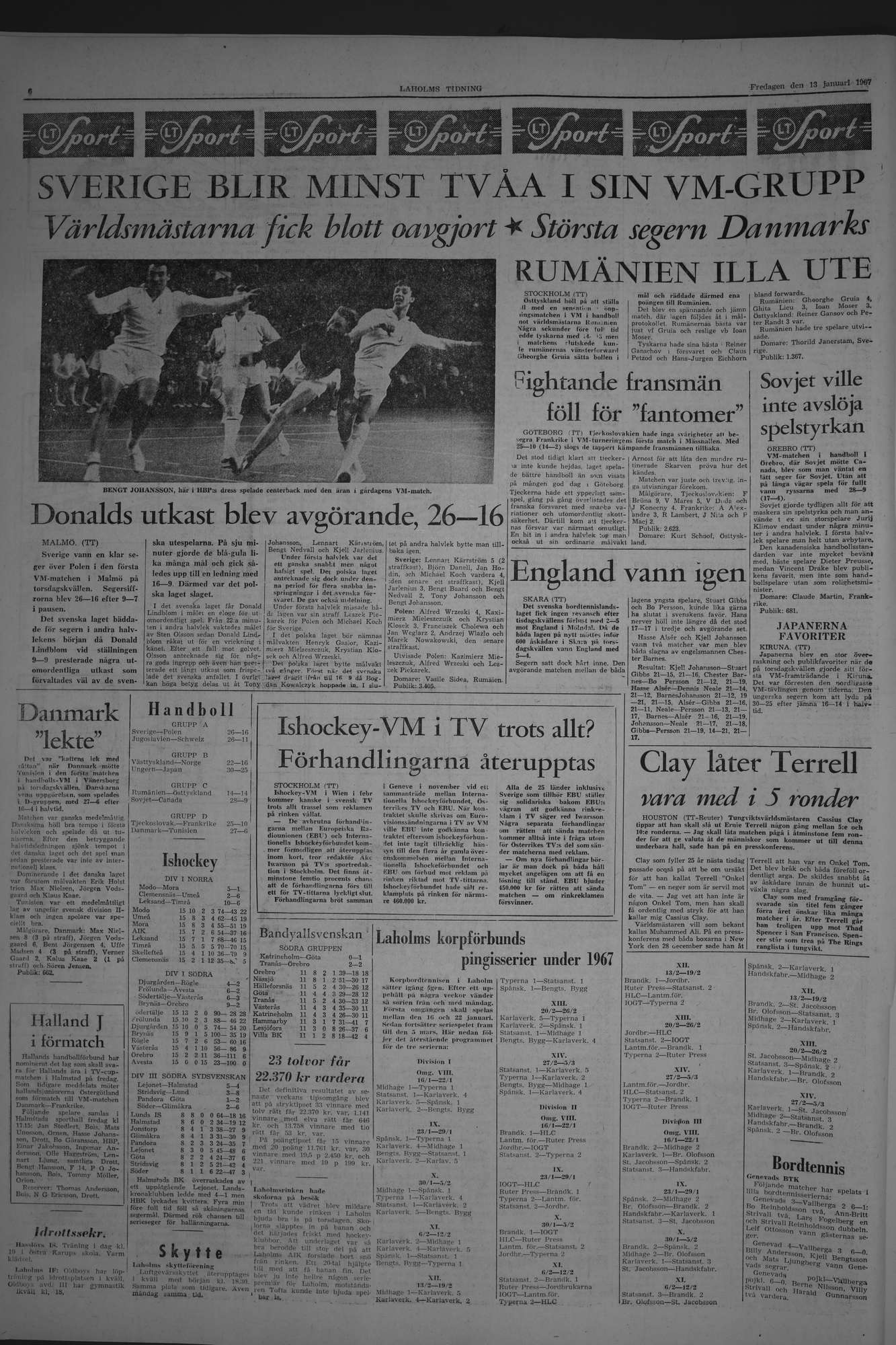 Laholms Tidning Fredag 13 januari 1967, sida 6