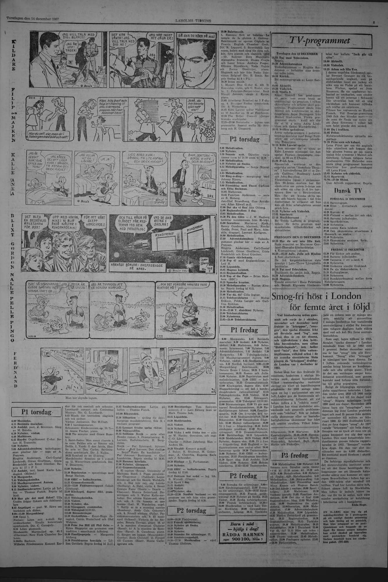 Laholms Tidning Torsdag 14 december 1967, sida 5