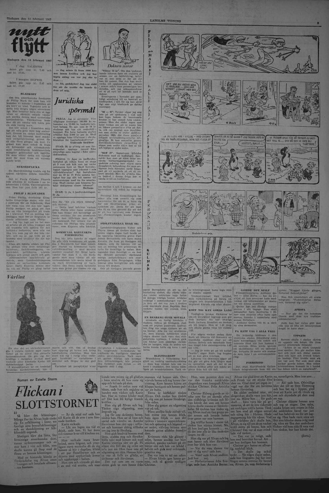 Laholms Tidning Tisdag 14 februari 1967, sida 5