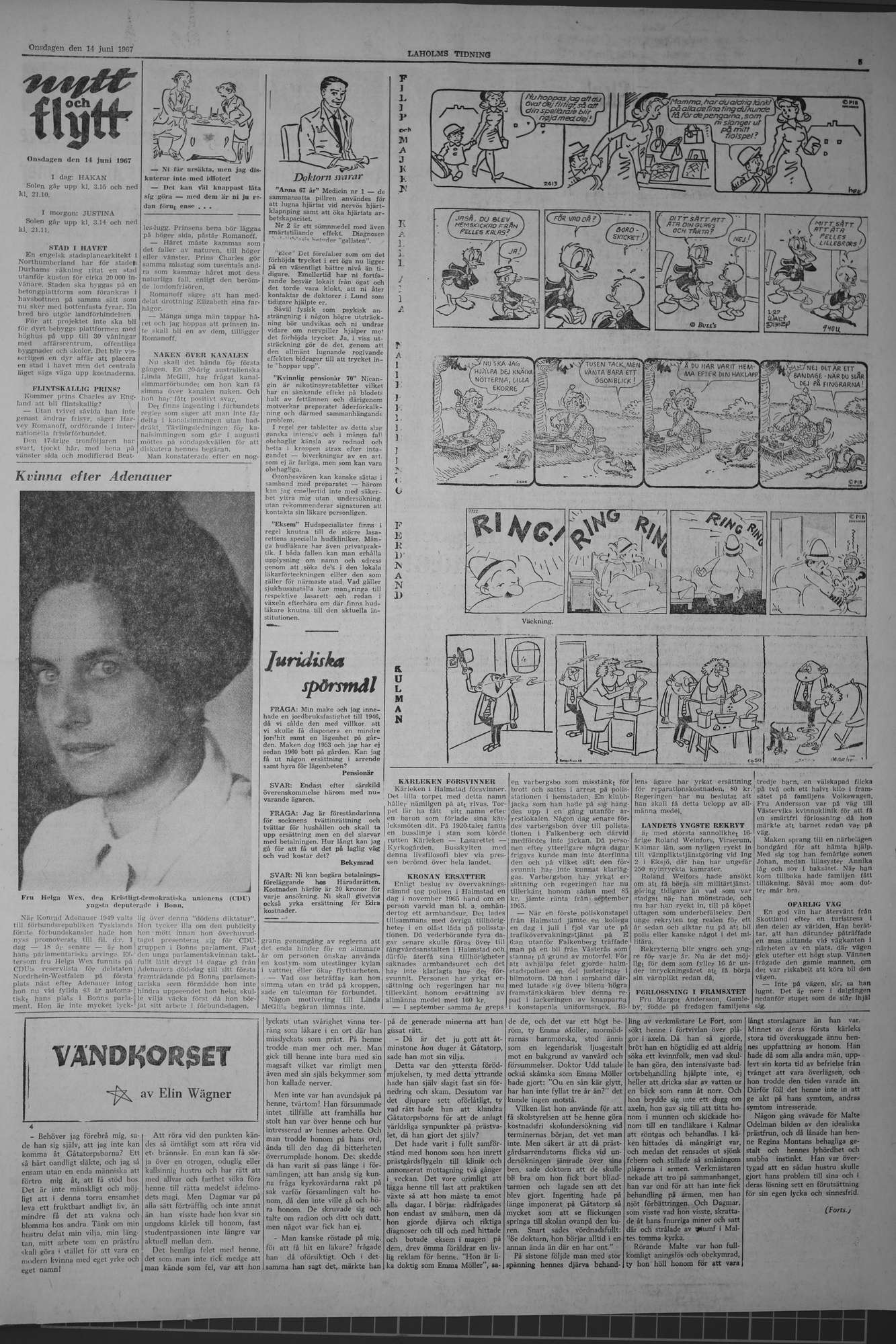 Laholms Tidning Onsdag 14 juni 1967, sida 5