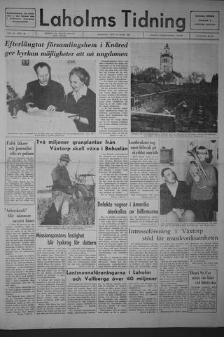 Förstasidan, Tisdag 14 mars 1967