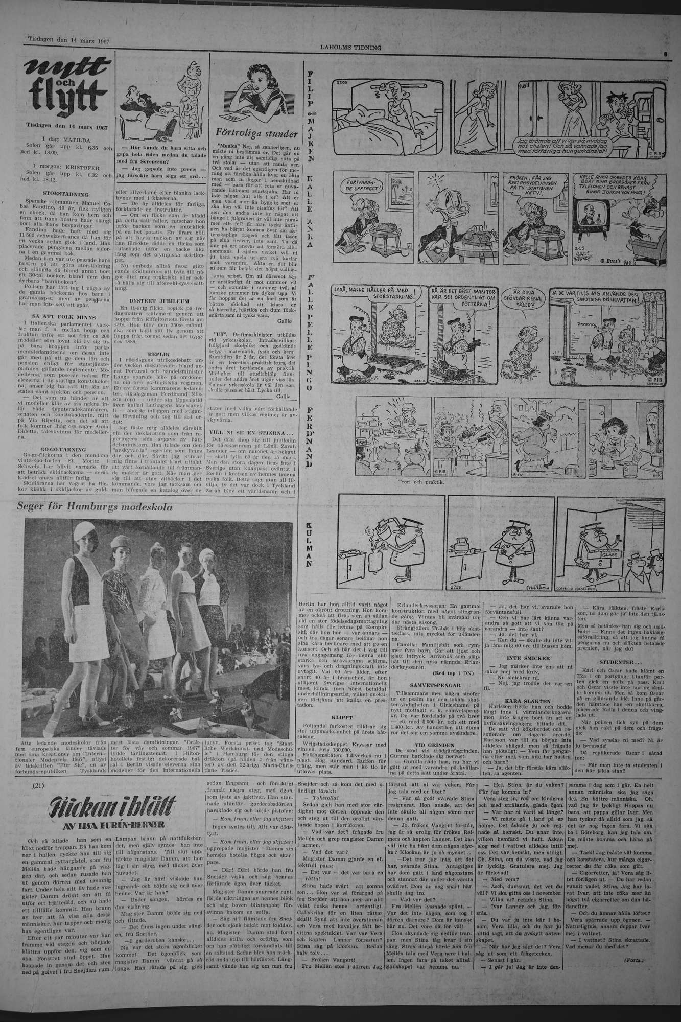 Laholms Tidning Tisdag 14 mars 1967, sida 5