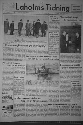 Förstasidan, Lördag 15 april 1967