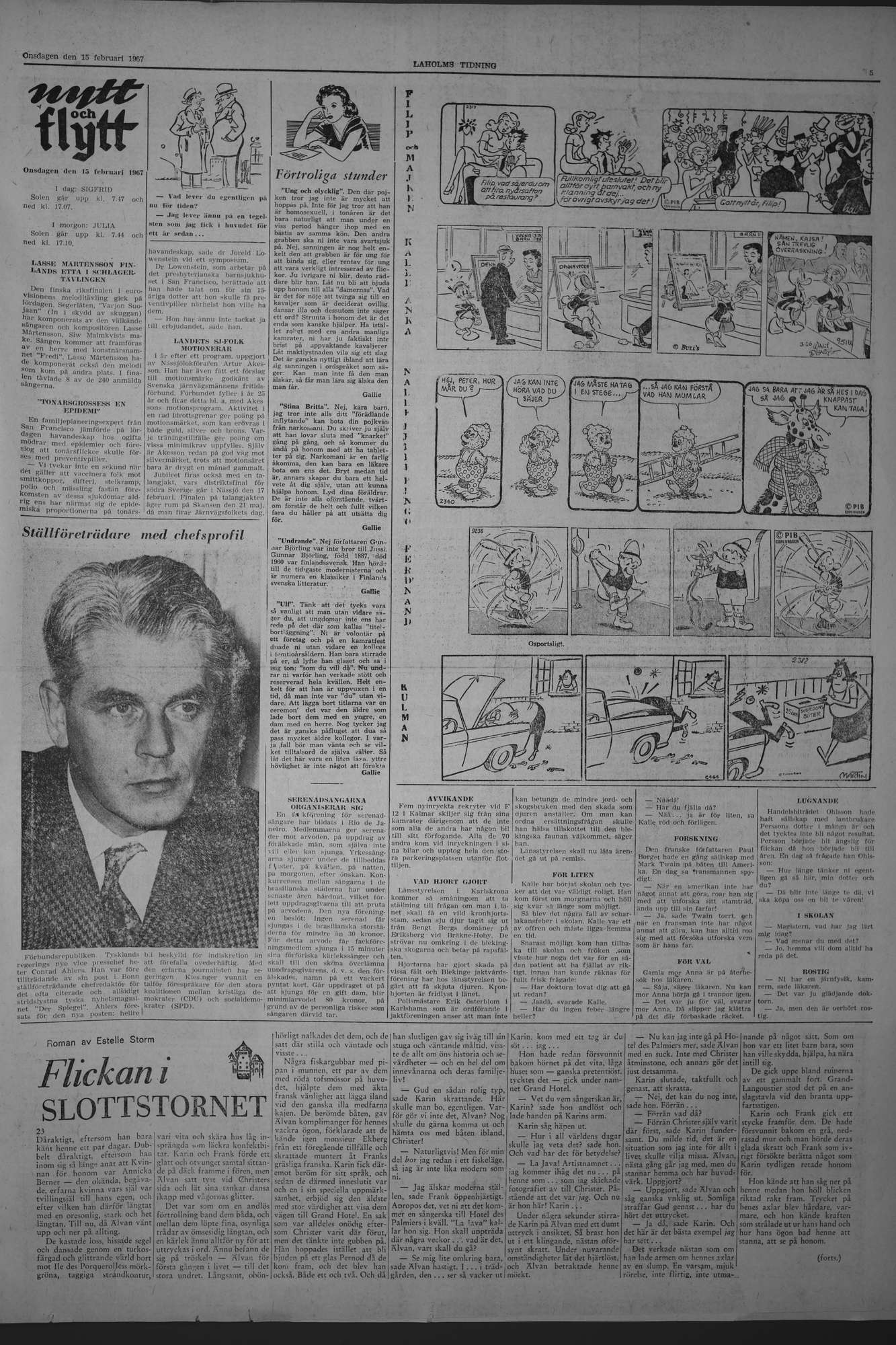 Laholms Tidning Onsdag 15 februari 1967, sida 5