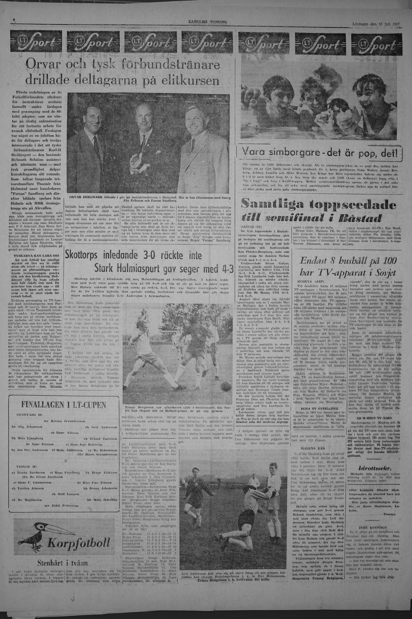 Laholms Tidning Lördag 15 juli 1967, sida 6