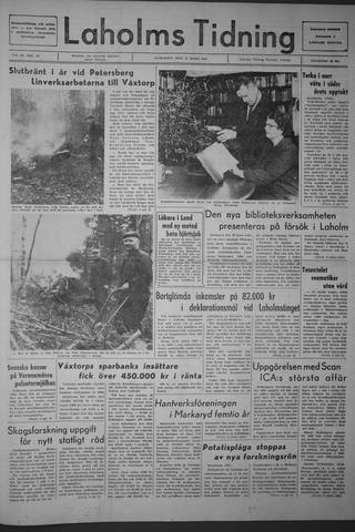Förstasidan, Onsdag 15 mars 1967