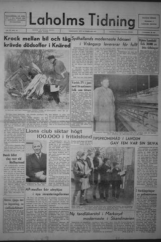 Förstasidan, Torsdag 16 februari 1967