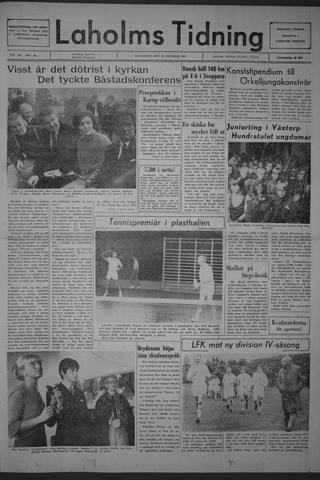 Förstasidan, Måndag 16 oktober 1967