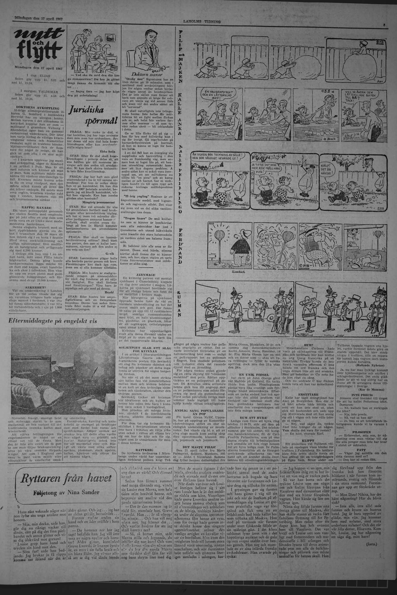 Laholms Tidning Måndag 17 april 1967, sida 5
