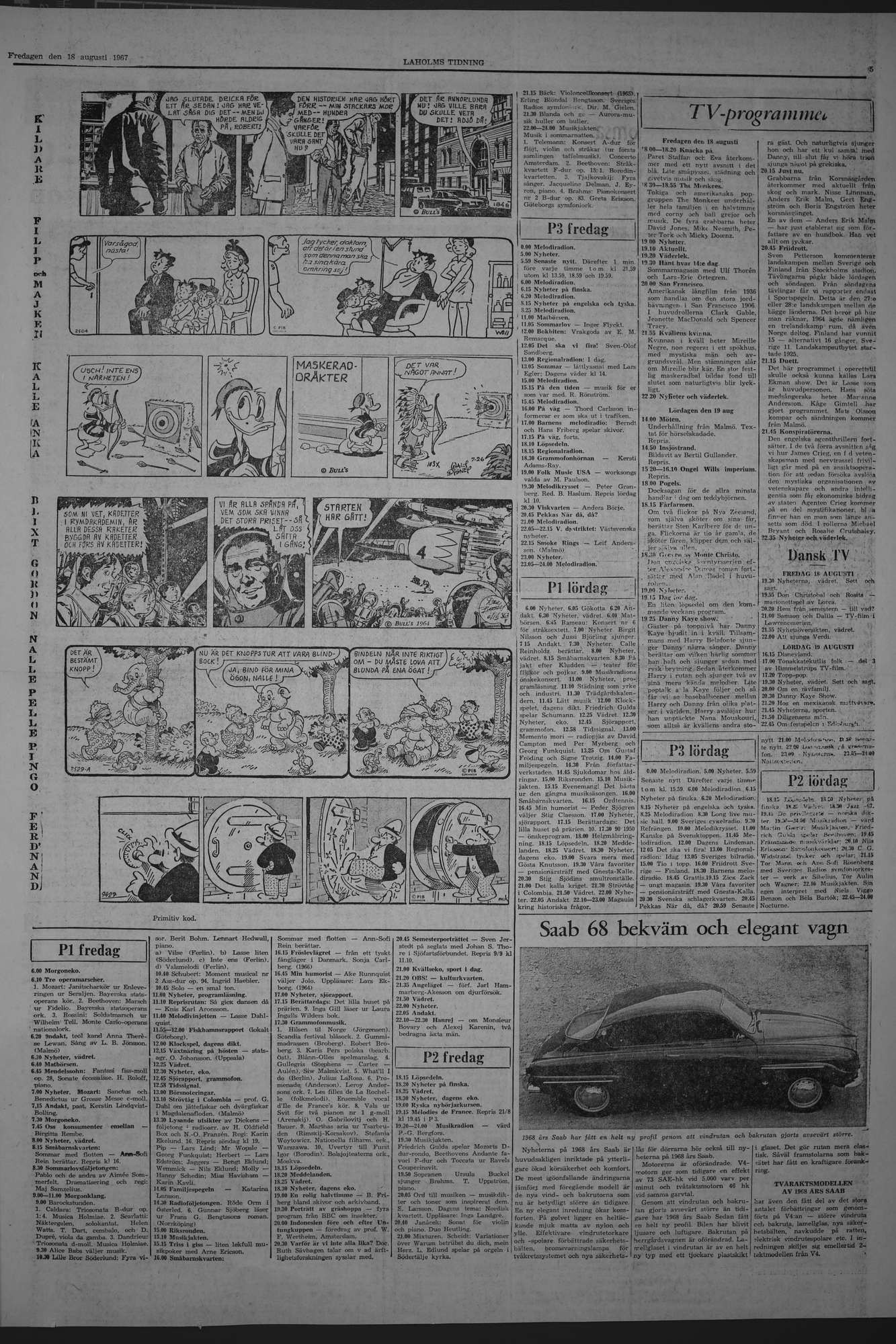 Laholms Tidning Fredag 18 augusti 1967, sida 5