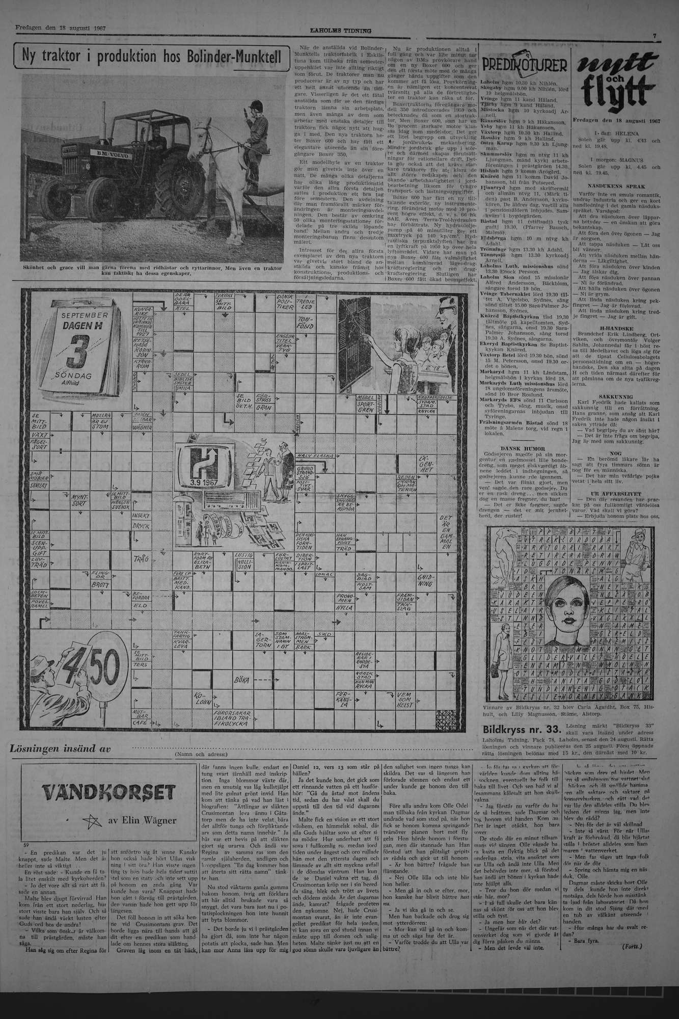 Laholms Tidning Fredag 18 augusti 1967, sida 7