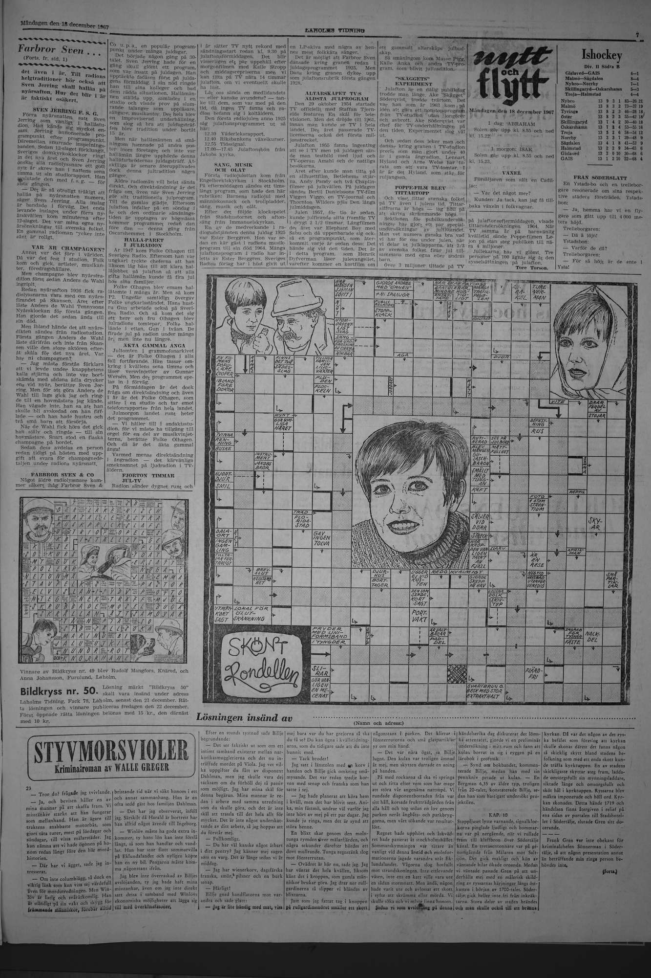 Laholms Tidning Måndag 18 december 1967, sida 7