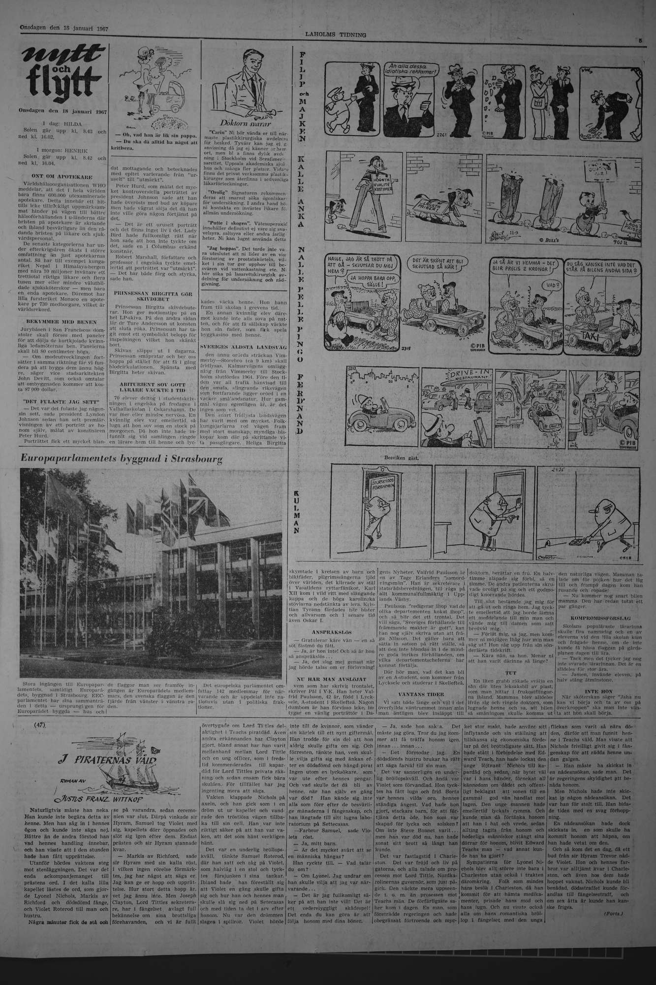 Laholms Tidning Onsdag 18 januari 1967, sida 5