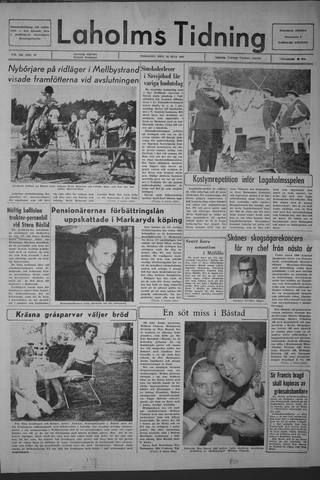 Förstasidan, Tisdag 18 juli 1967