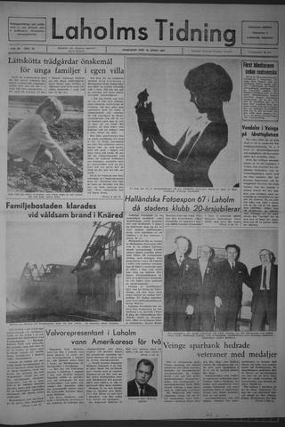 Förstasidan, Onsdag 19 april 1967