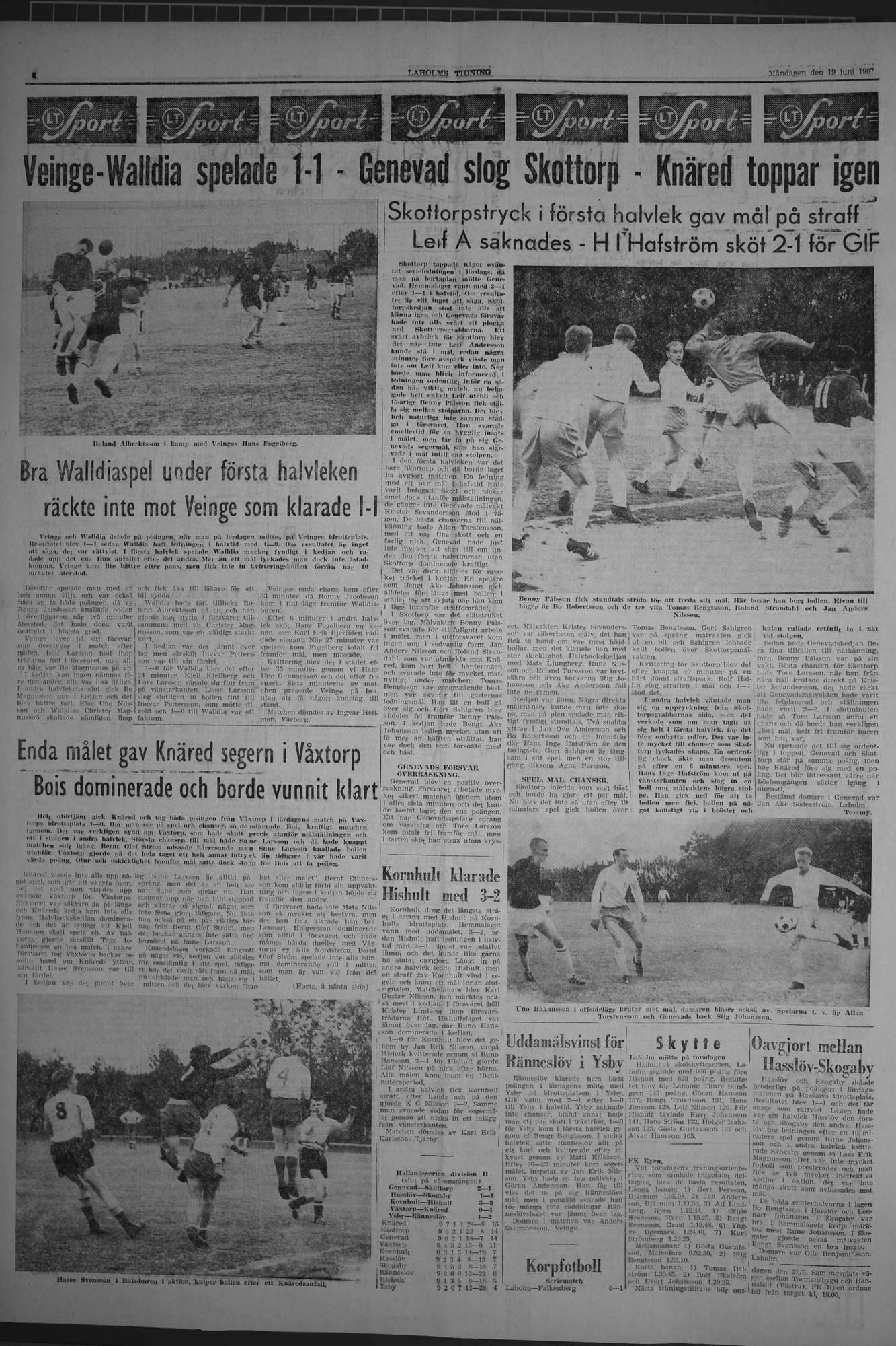 Laholms Tidning Måndag 19 juni 1967, sida 6