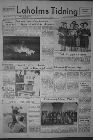 Förstasidan, Tisdag 2 maj 1967