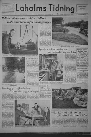 Förstasidan, Lördag 2 september 1967
