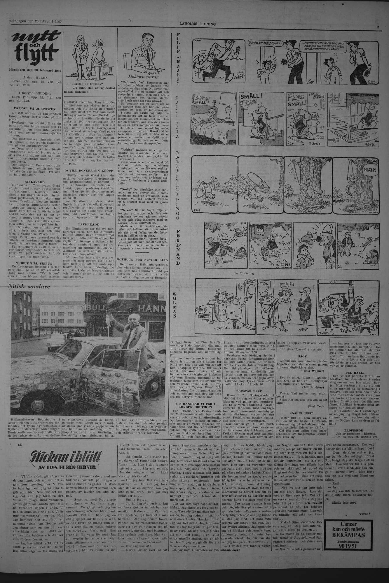 Laholms Tidning Måndag 20 februari 1967, sida 5
