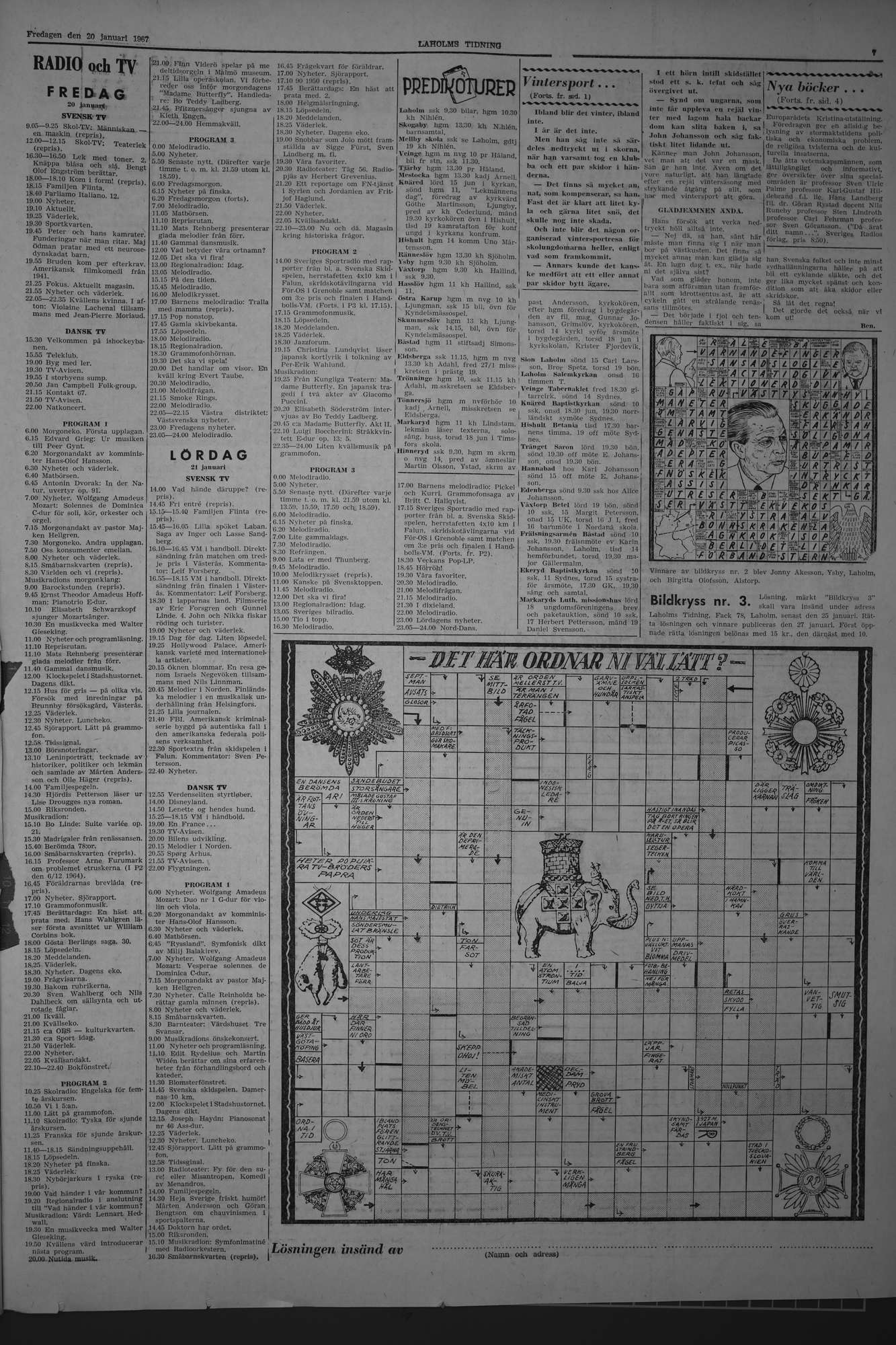 Laholms Tidning Fredag 20 januari 1967, sida 7