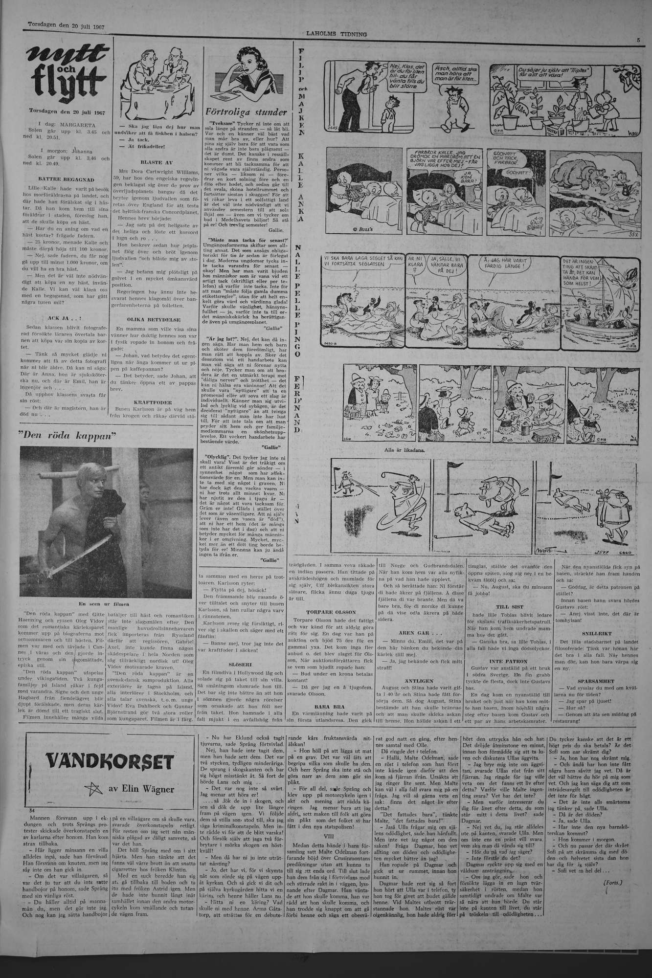 Laholms Tidning Torsdag 20 juli 1967, sida 5