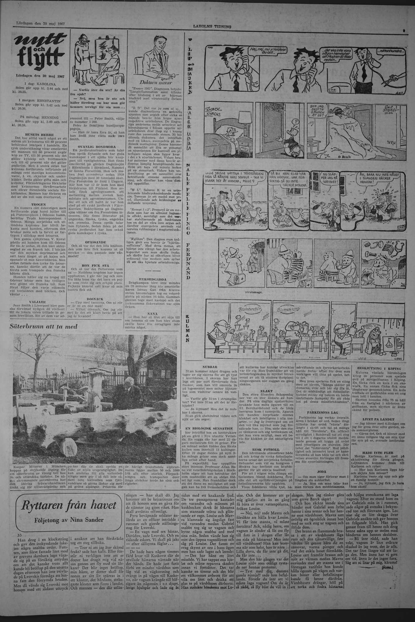 Laholms Tidning Lördag 20 maj 1967, sida 5