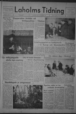 Förstasidan, Måndag 20 november 1967