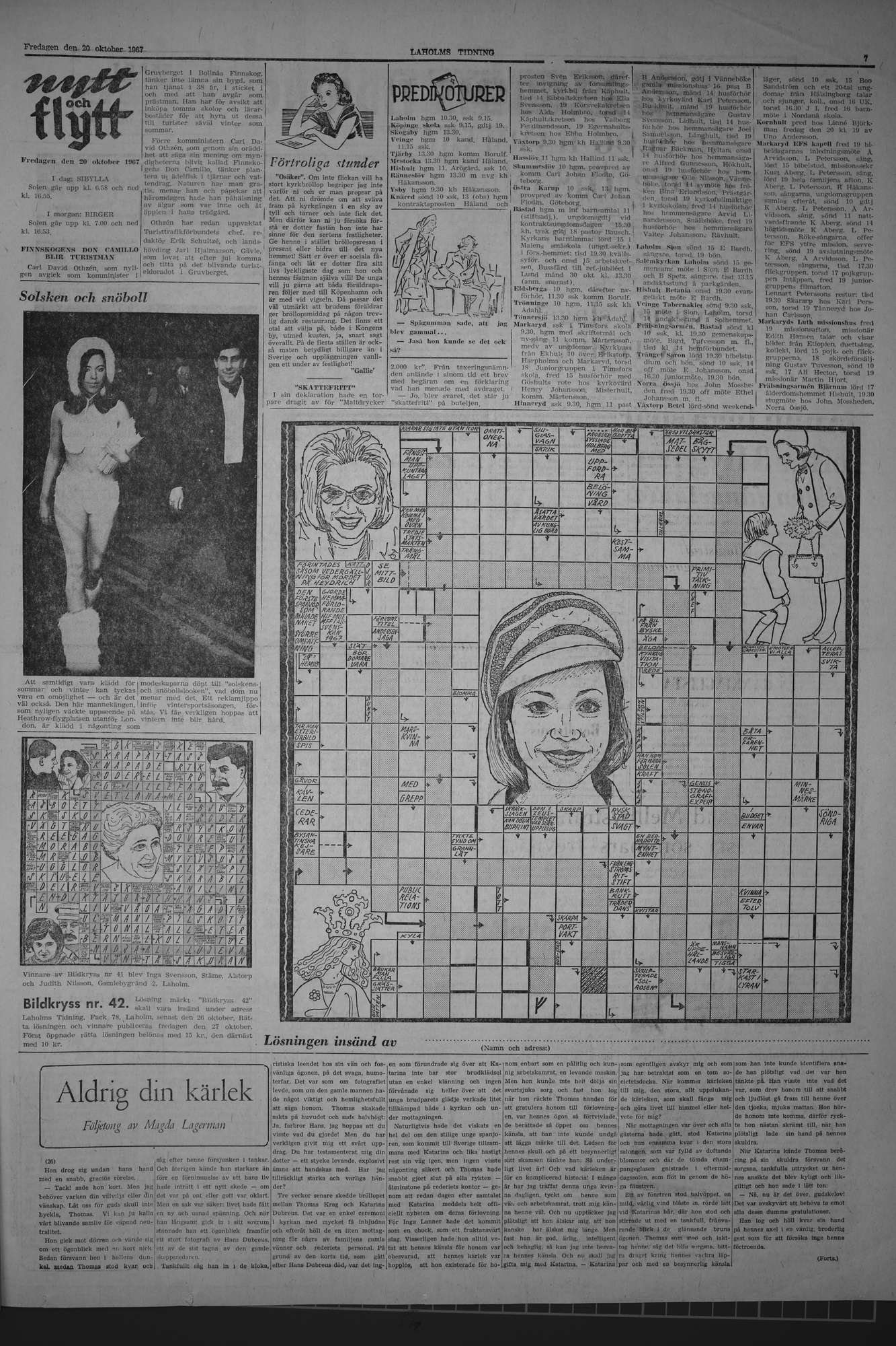 Laholms Tidning Fredag 20 oktober 1967, sida 7