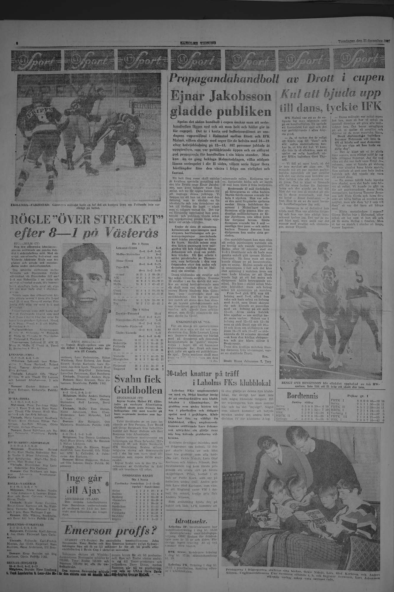 Laholms Tidning Torsdag 21 december 1967, sida 6