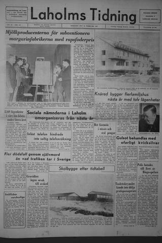 Förstasidan, Tisdag 21 februari 1967