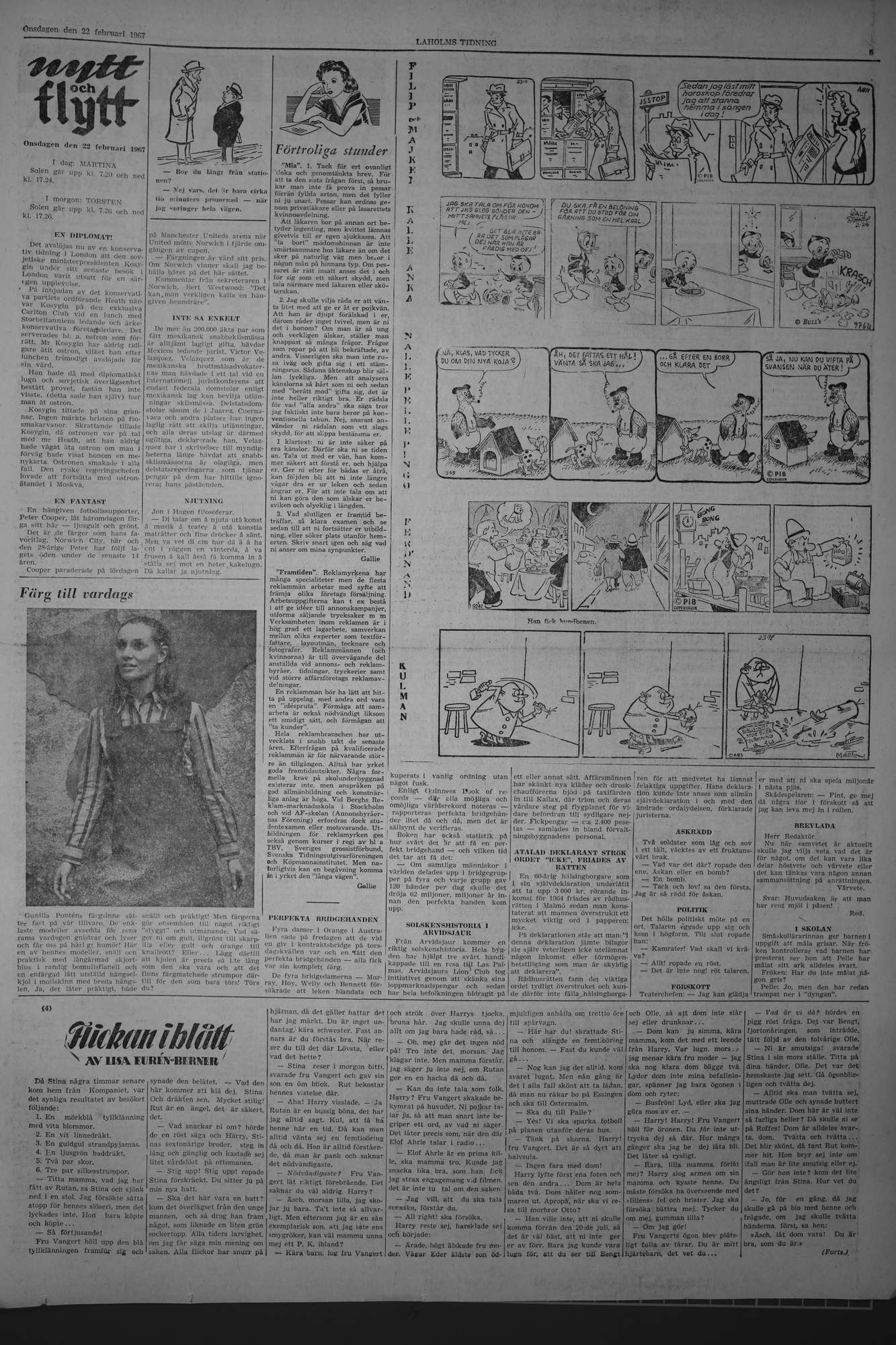 Laholms Tidning Onsdag 22 februari 1967, sida 5