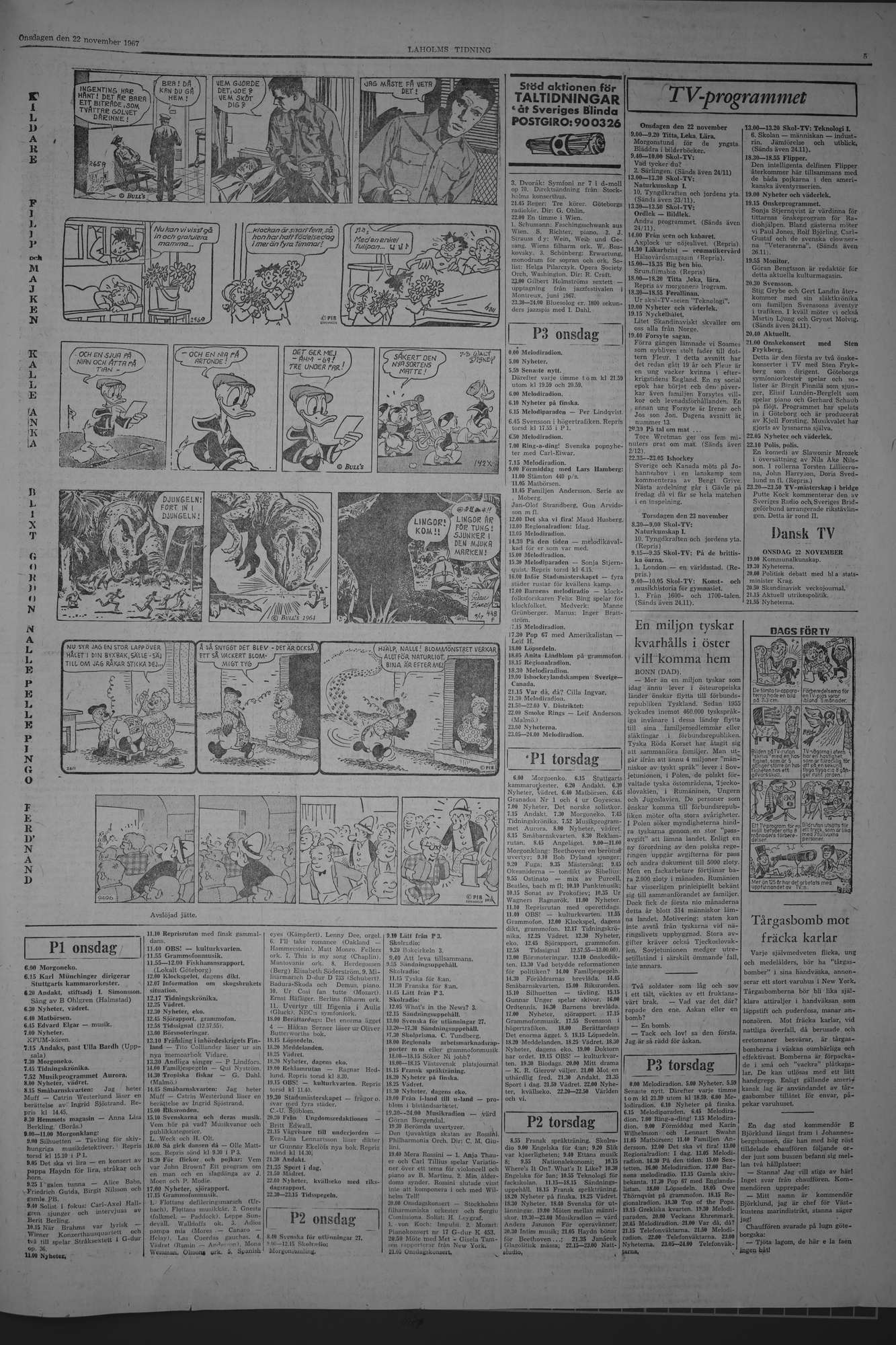 Laholms Tidning Onsdag 22 november 1967, sida 5