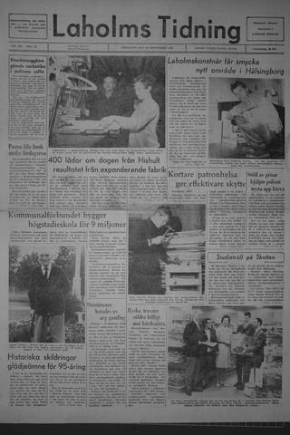 Förstasidan, Fredag 22 september 1967